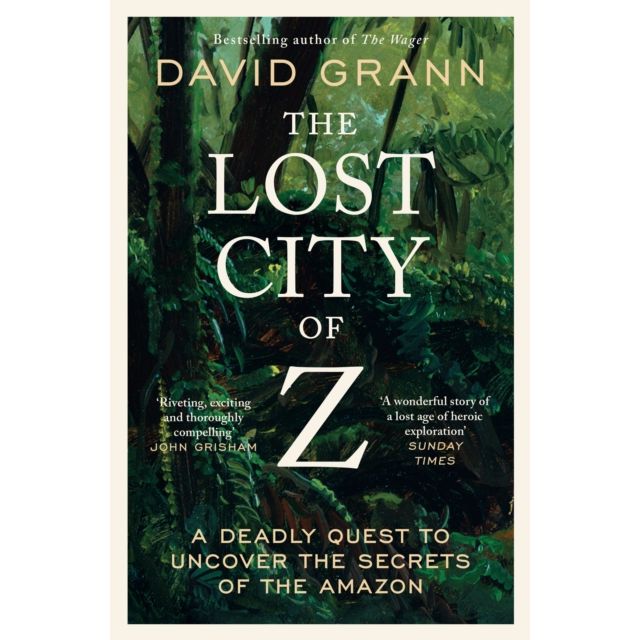 David Grann collection of two books, Killers of the Flower Moon and Lost City of Z, by Simon & Schuster UK.