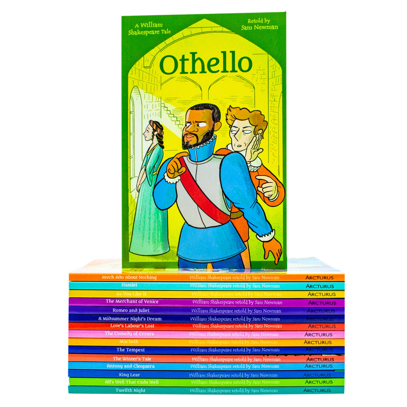 Shakespeare's Tales Retold for Children Collection 16 Books Box Set by William Shakespeare & Retold By Sam Newman - The Book Bundle