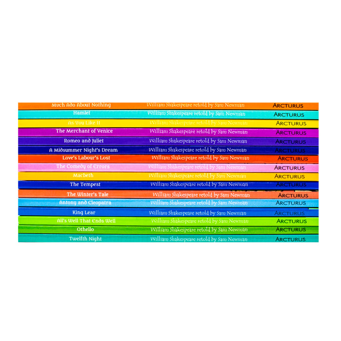 Shakespeare's Tales Retold for Children Collection 16 Books Box Set by William Shakespeare & Retold By Sam Newman - The Book Bundle