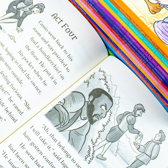 Shakespeare's Tales Retold for Children Collection 16 Books Box Set by William Shakespeare & Retold By Sam Newman - The Book Bundle