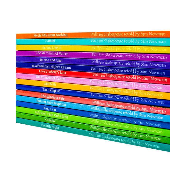 Shakespeare's Tales Retold for Children Collection 16 Books Box Set by William Shakespeare & Retold By Sam Newman - The Book Bundle