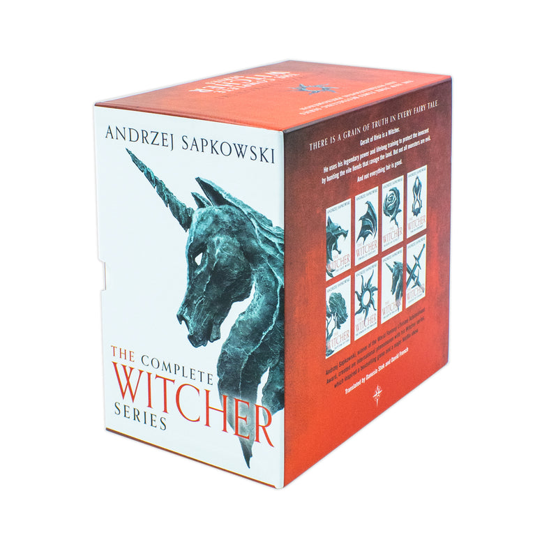 The Witcher Boxed Set 2024: The Last Wish, Sword of Destiny, Blood of Elves, Time of Contempt, Baptism of Fire, The Tower of The Swallow, The Lady of the Lake, Season of Storms - The Book Bundle