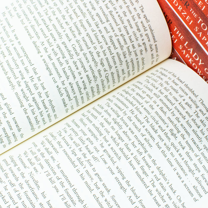 The Witcher Boxed Set 2024: The Last Wish, Sword of Destiny, Blood of Elves, Time of Contempt, Baptism of Fire, The Tower of The Swallow, The Lady of the Lake, Season of Storms - The Book Bundle