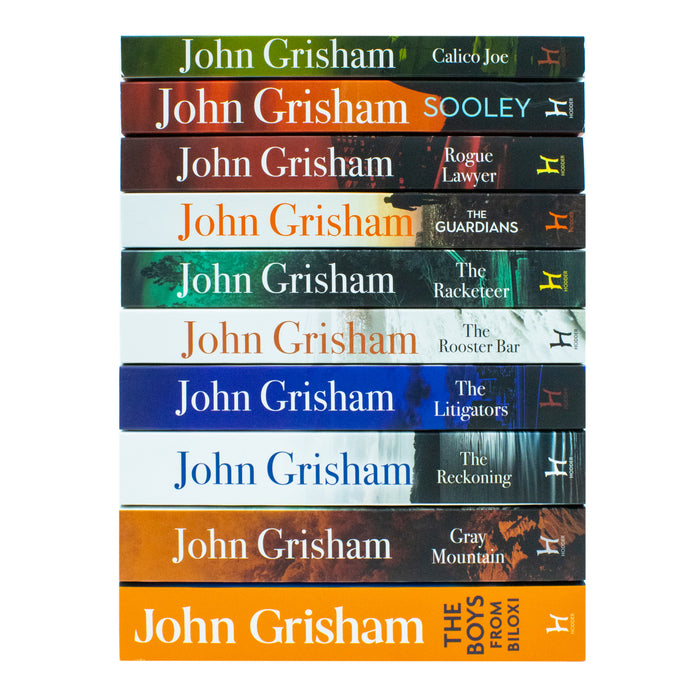 John Grisham 10 Books Collection Set (The Boys From Biloxi, The Reckoning, The Litigators) - The Book Bundle