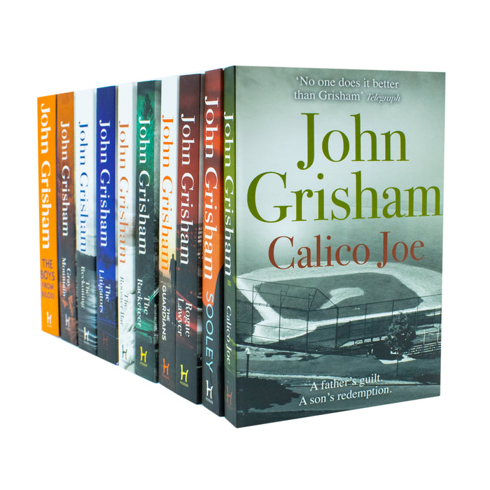 John Grisham 10 Books Collection Set (The Boys From Biloxi, The Reckoning, The Litigators) - The Book Bundle