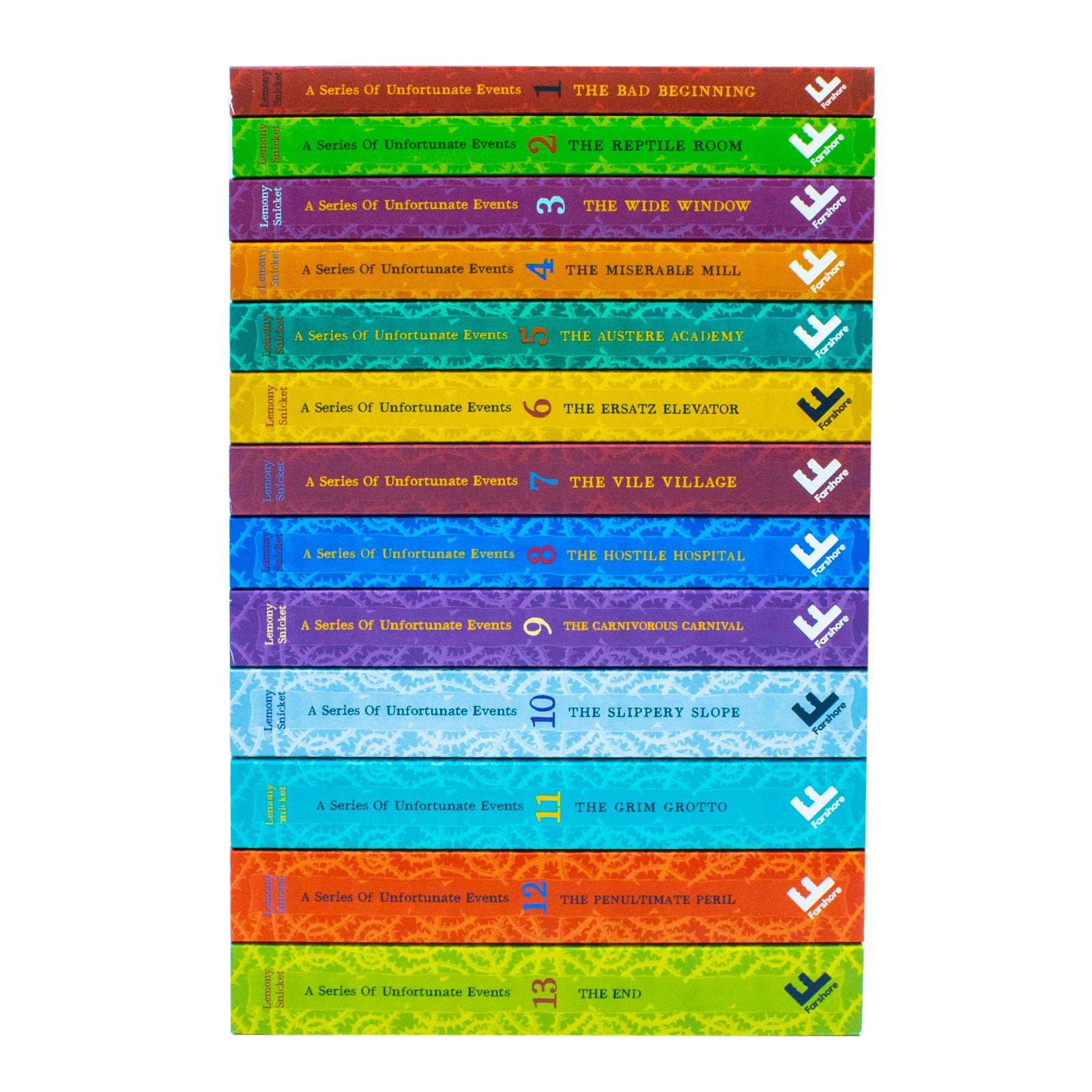 A Series Of Unfortunate Events 13 Book Set Lemony Snicket — The A Series Of Unfortunate Events 13 Book Set Lemony Snicket — The