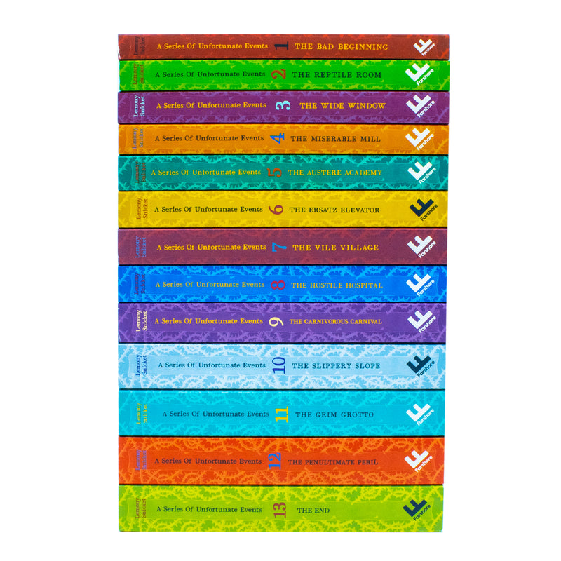 A Series of Unfortunate Events 13 Books Collection Set By Lemony Snicket - The Book Bundle