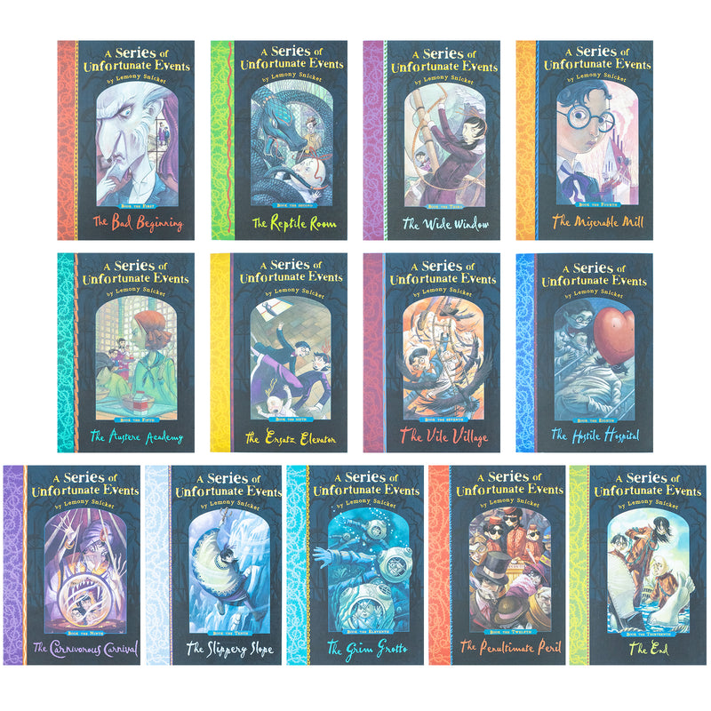 A Series of Unfortunate Events 13 Books Collection Set By Lemony Snicket - The Book Bundle