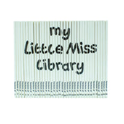 Little Miss 36-books collection set by Roger Hargreaves, featuring colorful covers in a box set of fictional stories.