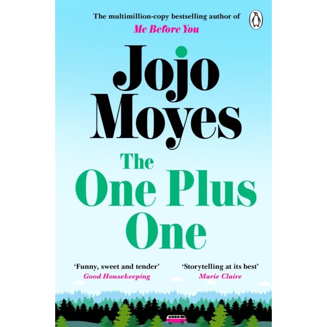 Set of three Jojo Moyes paperback novels including "Me Before You," "After You," and "The One Plus One" from Penguin Books.