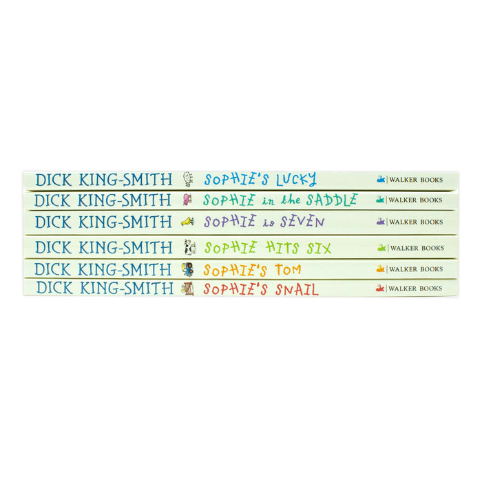 The Sophie Stories Books 1 - 6 Collection Set by Dick King-Smith (Sophie's Lucky, Sophie in the Saddle, Sophie is Seven) - The Book Bundle