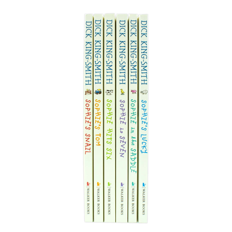 The Sophie Stories Books 1 - 6 Collection Set by Dick King-Smith (Sophie's Lucky, Sophie in the Saddle, Sophie is Seven) - The Book Bundle