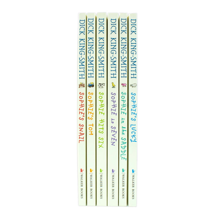 The Sophie Stories Books 1 - 6 Collection Set by Dick King-Smith (Sophie's Lucky, Sophie in the Saddle, Sophie is Seven) - The Book Bundle