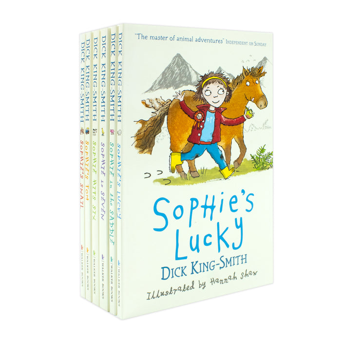 The Sophie Stories Books 1 - 6 Collection Set by Dick King-Smith (Sophie's Lucky, Sophie in the Saddle, Sophie is Seven) - The Book Bundle