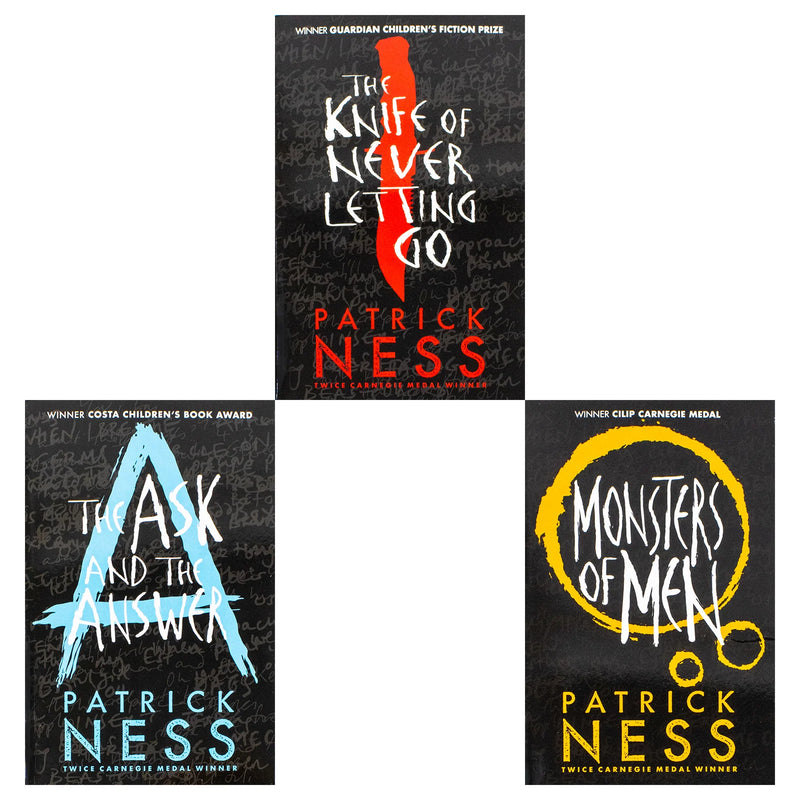 Chaos Walking 3 Books Complete Collection Box Set By Patrick Ness - Fiction - Paperback