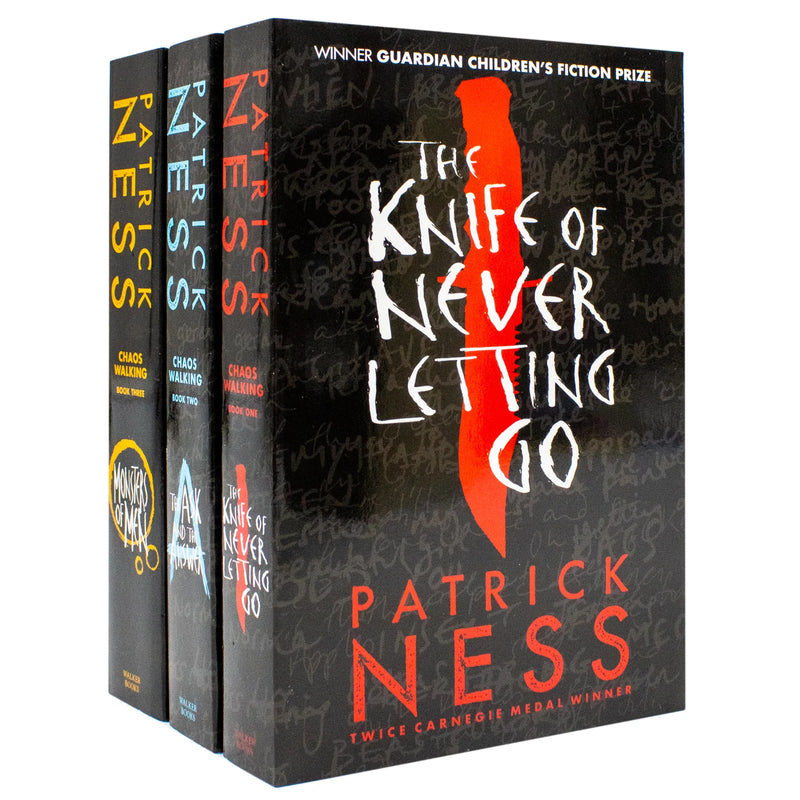Chaos Walking 3 Books Complete Collection Box Set By Patrick Ness - Fiction - Paperback