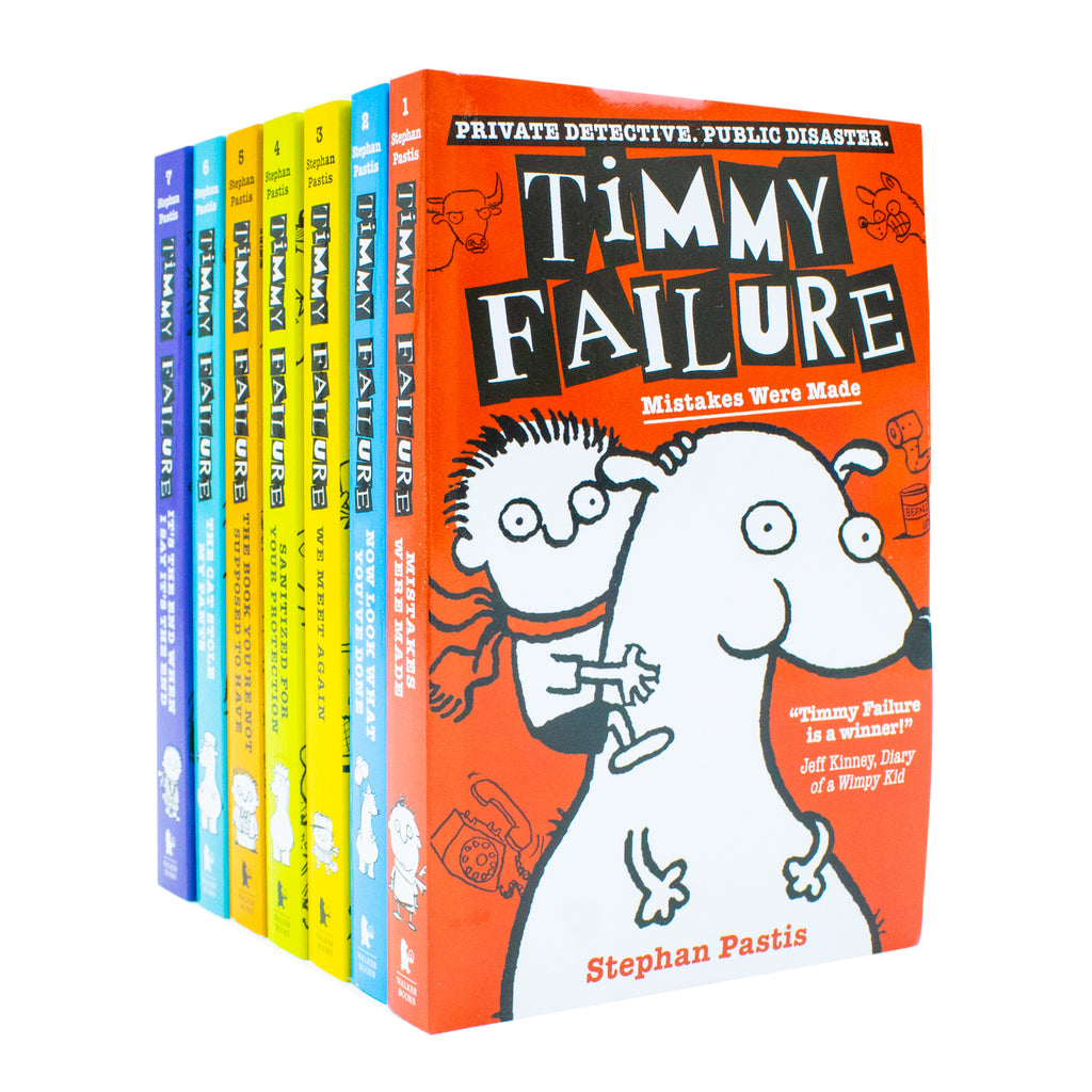 Timmy Failure Series Stephan Pastis 7 Books Collection Set