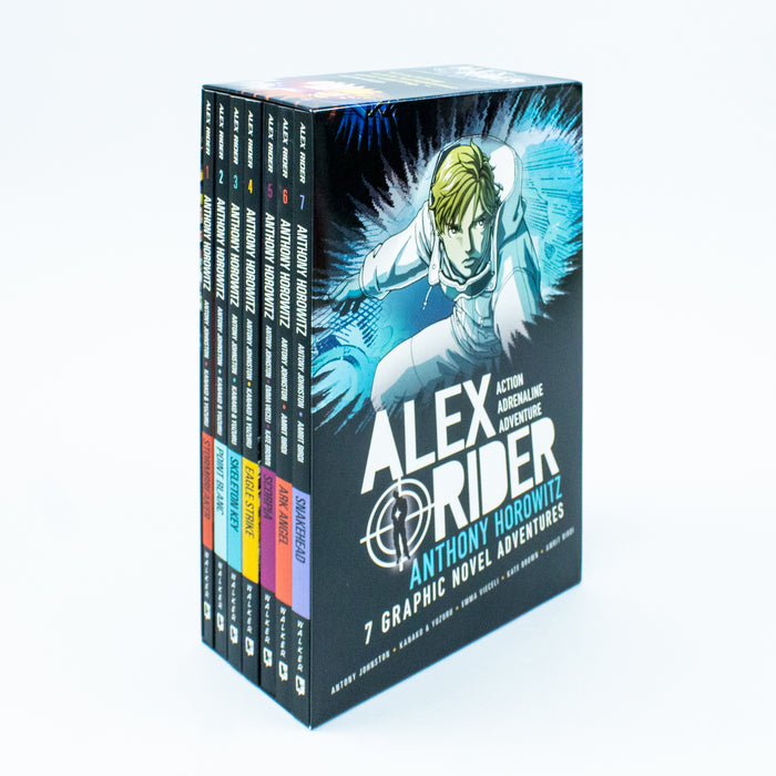 Alex Rider Graphic Novel Adventures 7 Books Collection Box Set by Anthony Horowitz Scorpia,  Eagle Strike - The Book Bundle