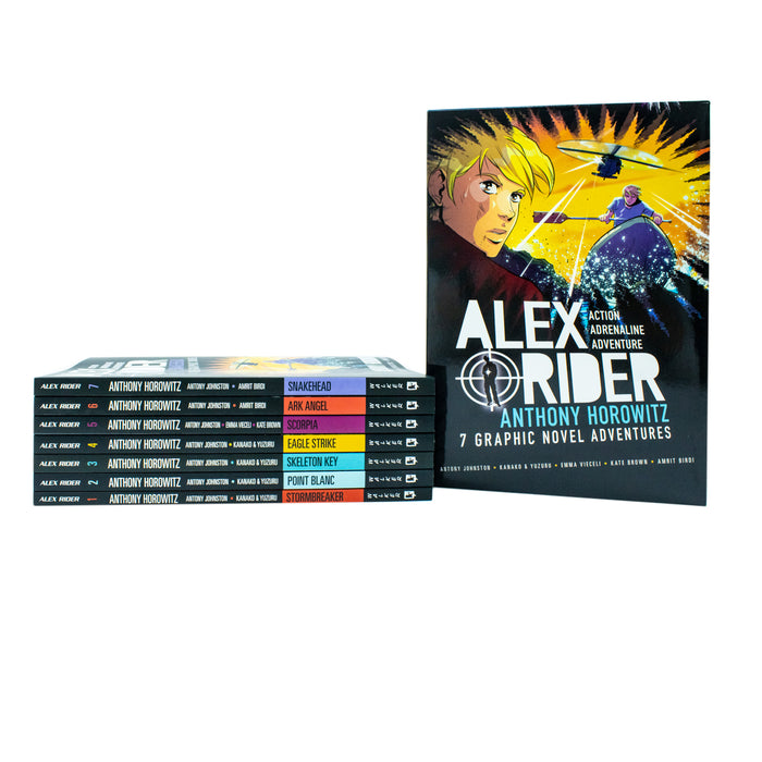 Alex Rider Graphic Novel Adventures 7 Books Collection Box Set by Anthony Horowitz Scorpia,  Eagle Strike - The Book Bundle