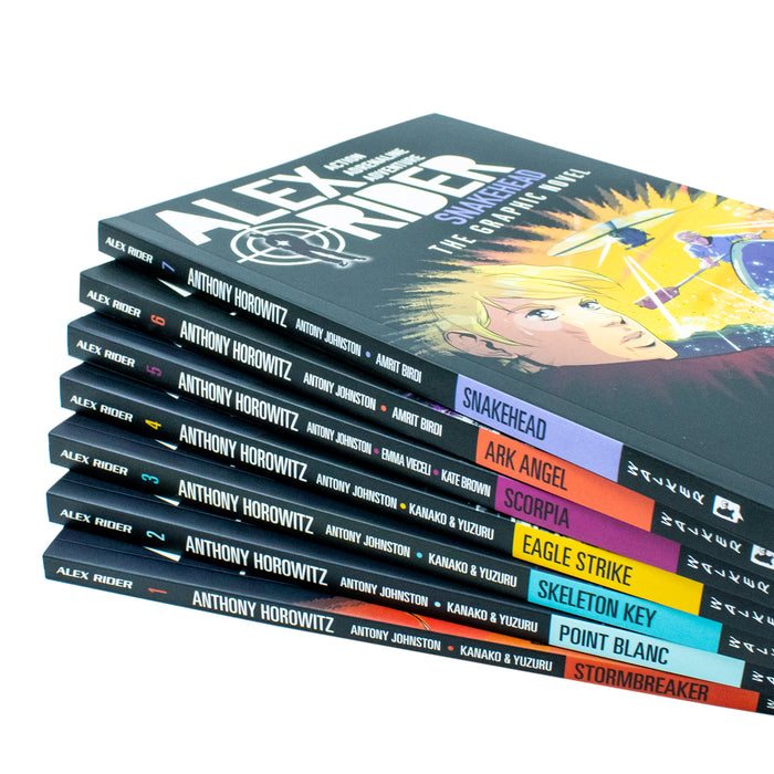 Alex Rider Graphic Novel Adventures 7 Books Collection Box Set by Anthony Horowitz Scorpia,  Eagle Strike - The Book Bundle
