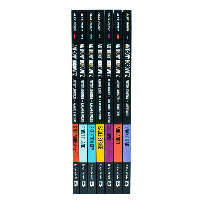 Alex Rider Graphic Novel Adventures 7 Books Collection Box Set by Anthony Horowitz Scorpia,  Eagle Strike - The Book Bundle
