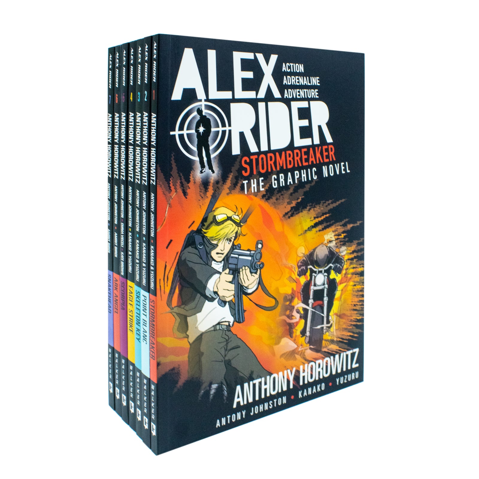 Alex Rider 7 Alex Rider Graphic Novel Adventures 7 Books Collection Box Set by Anth ...