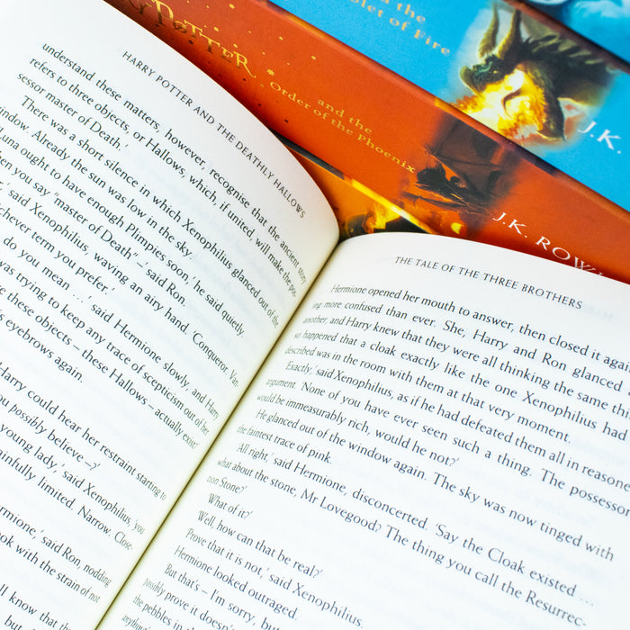 Harry Potter Complete Full 7 Books Childrens Box Set Collection by J.K. Rowling - The Book Bundle