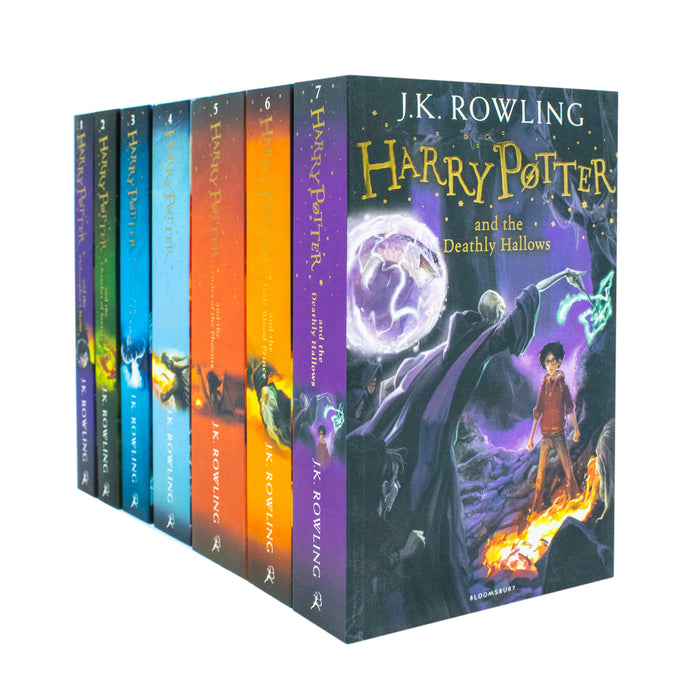 Harry Potter Complete Full 7 Books Childrens Box Set Collection by J.K. Rowling - The Book Bundle