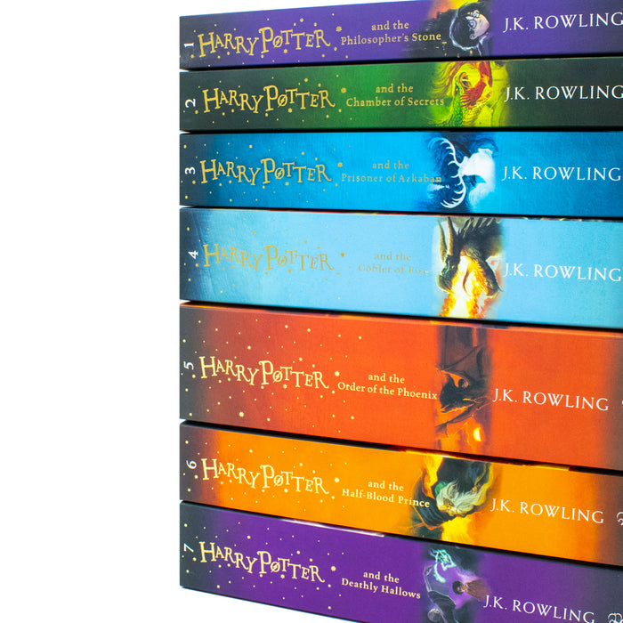 Harry Potter Complete Full 7 Books Childrens Box Set Collection by J.K. Rowling - The Book Bundle