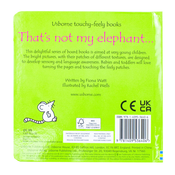 That's not my elephant... by Fiona Watt, Rachel Wells Board book - The Book Bundle