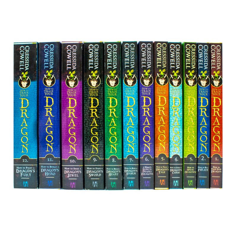 How to Train Your Dragon Series Collection 12 Books Set By Cressida Cowell Hero - The Book Bundle