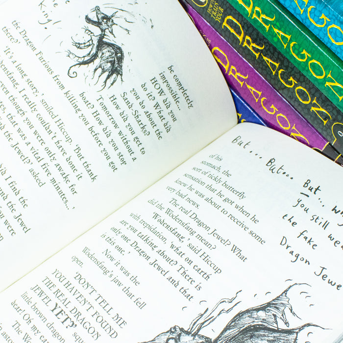 How to Train Your Dragon Series Collection 12 Books Set By Cressida Cowell Hero - The Book Bundle