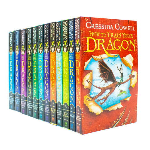 How to Train Your Dragon Series Collection 12 Books Set By Cressida Cowell Hero - The Book Bundle