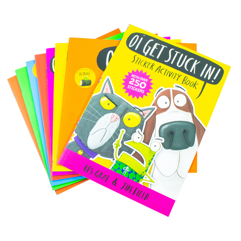 Oi Frog and Friends Collection 8 Books Set by Kes Gray Oi Aardvark!, Oi Puppies - The Book Bundle