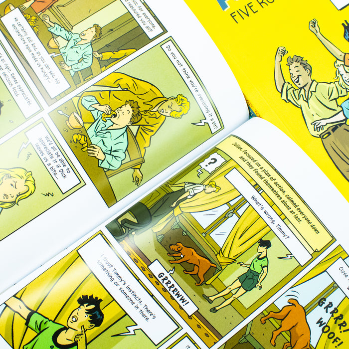 The Famous Five Graphic Novel 4 Books Collection Box Set By Enid Blyton - The Book Bundle