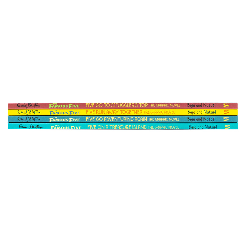 The Famous Five Graphic Novel 4 Books Collection Box Set By Enid Blyton - The Book Bundle