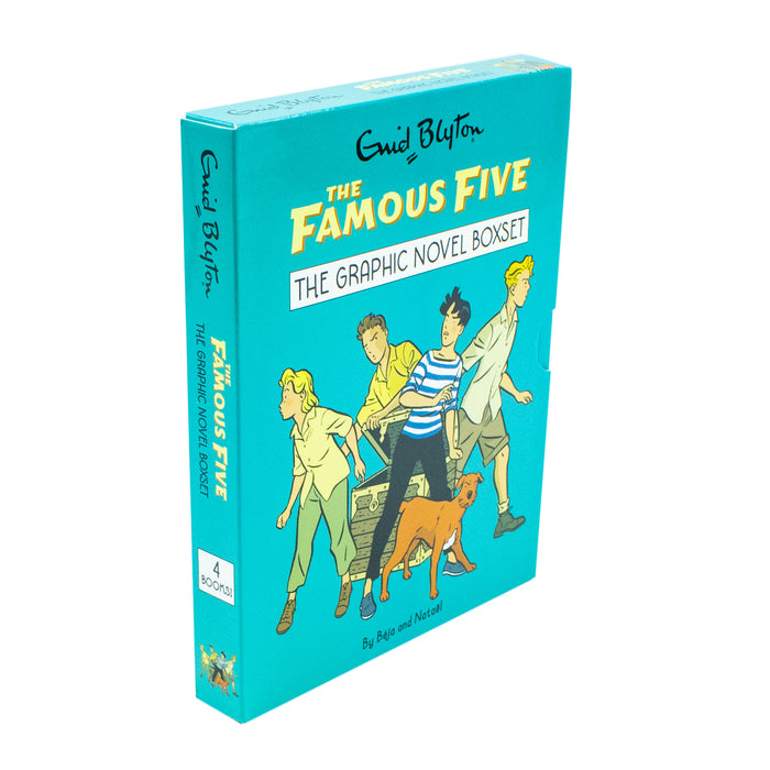 The Famous Five Graphic Novel 4 Books Collection Box Set By Enid Blyton - The Book Bundle
