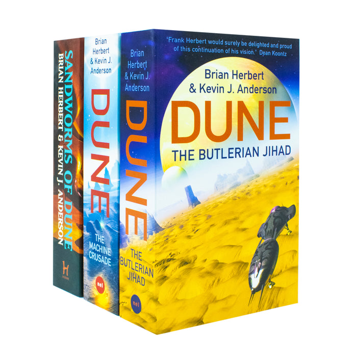 Legends of Dune Series 3 Books Collection Set (The Butlerian Jihad, The Machine Crusade and The Battle Of Corrin) - The Book Bundle