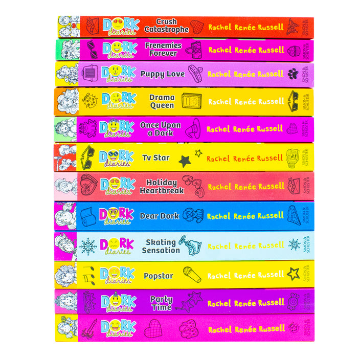 Dork Diaries Books 1 - 12 Collection Set by Rachel Renee Russell - The Book Bundle