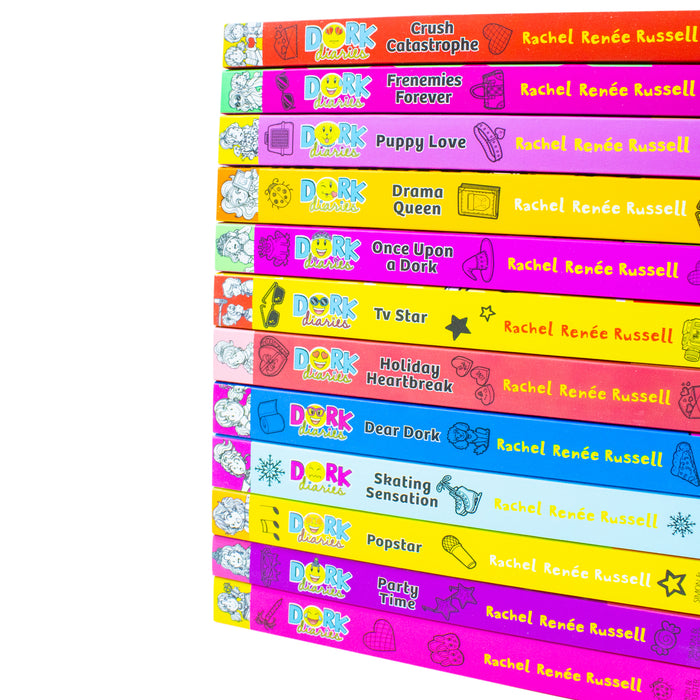 Dork Diaries Books 1 - 12 Collection Set by Rachel Renee Russell - The Book Bundle