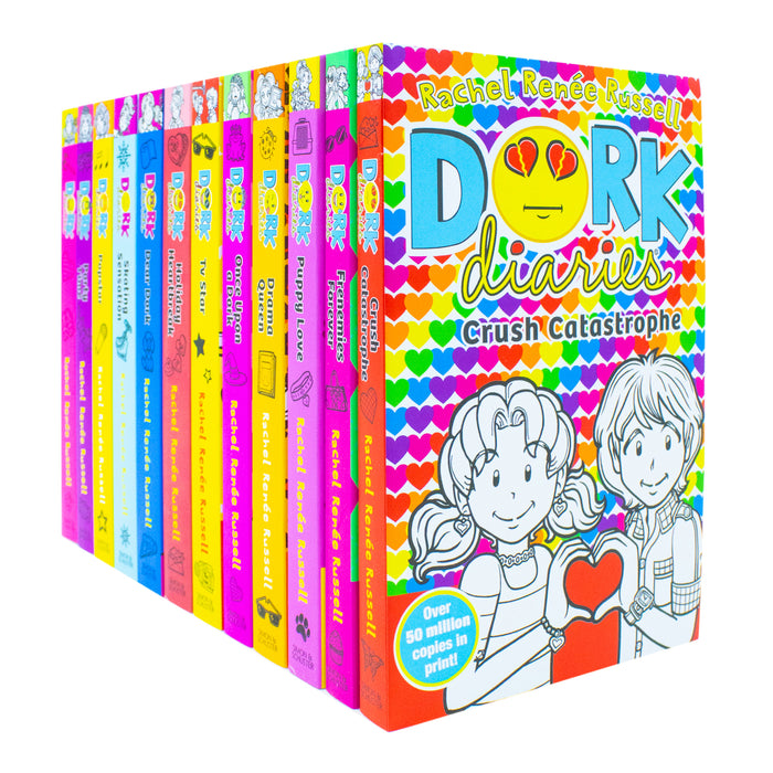 Dork Diaries Books 1 - 12 Collection Set by Rachel Renee Russell - The Book Bundle