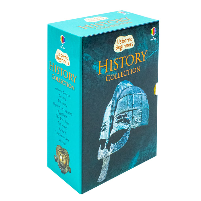 Usborne Beginners History 10 Books Collection Box Set Stone Age, Iron Age, Egypt - The Book Bundle