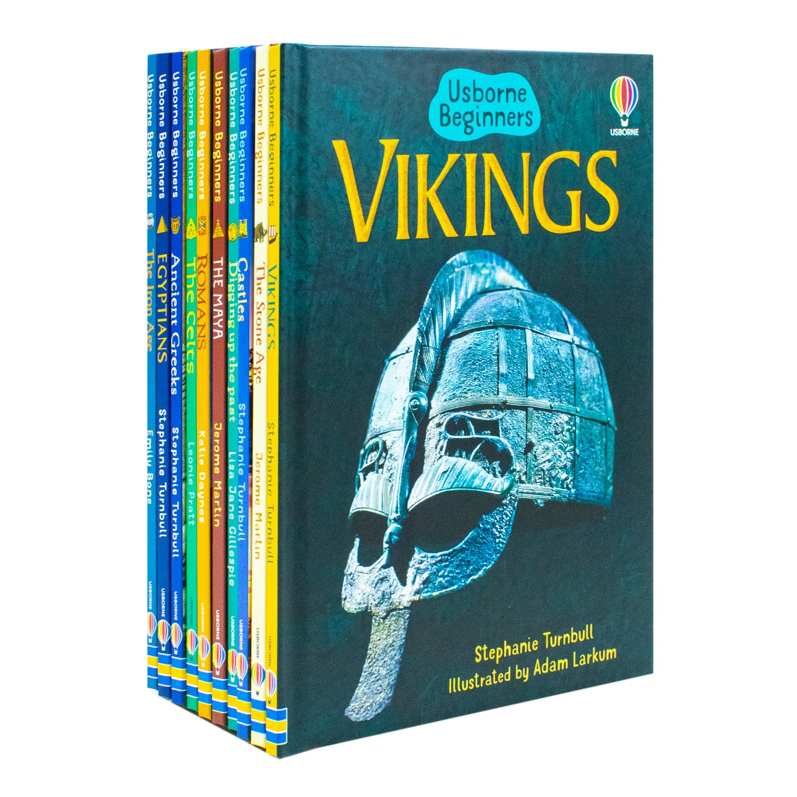 Usborne Beginners History 10 Books Collection Box Set Stone Age, Iron Age, Egypt