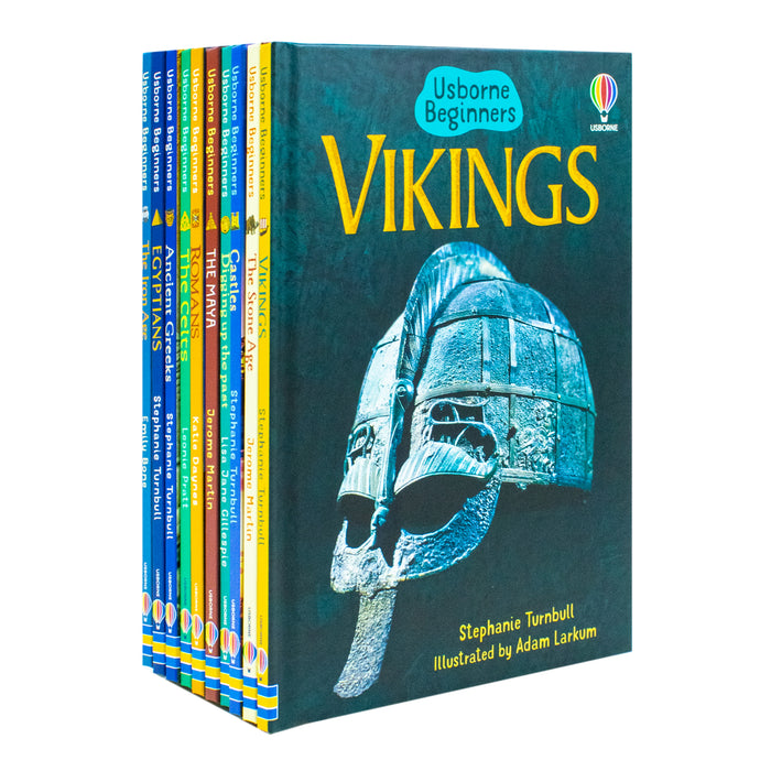 Usborne Beginners History 10 Books Collection Box Set Stone Age, Iron Age, Egypt - The Book Bundle