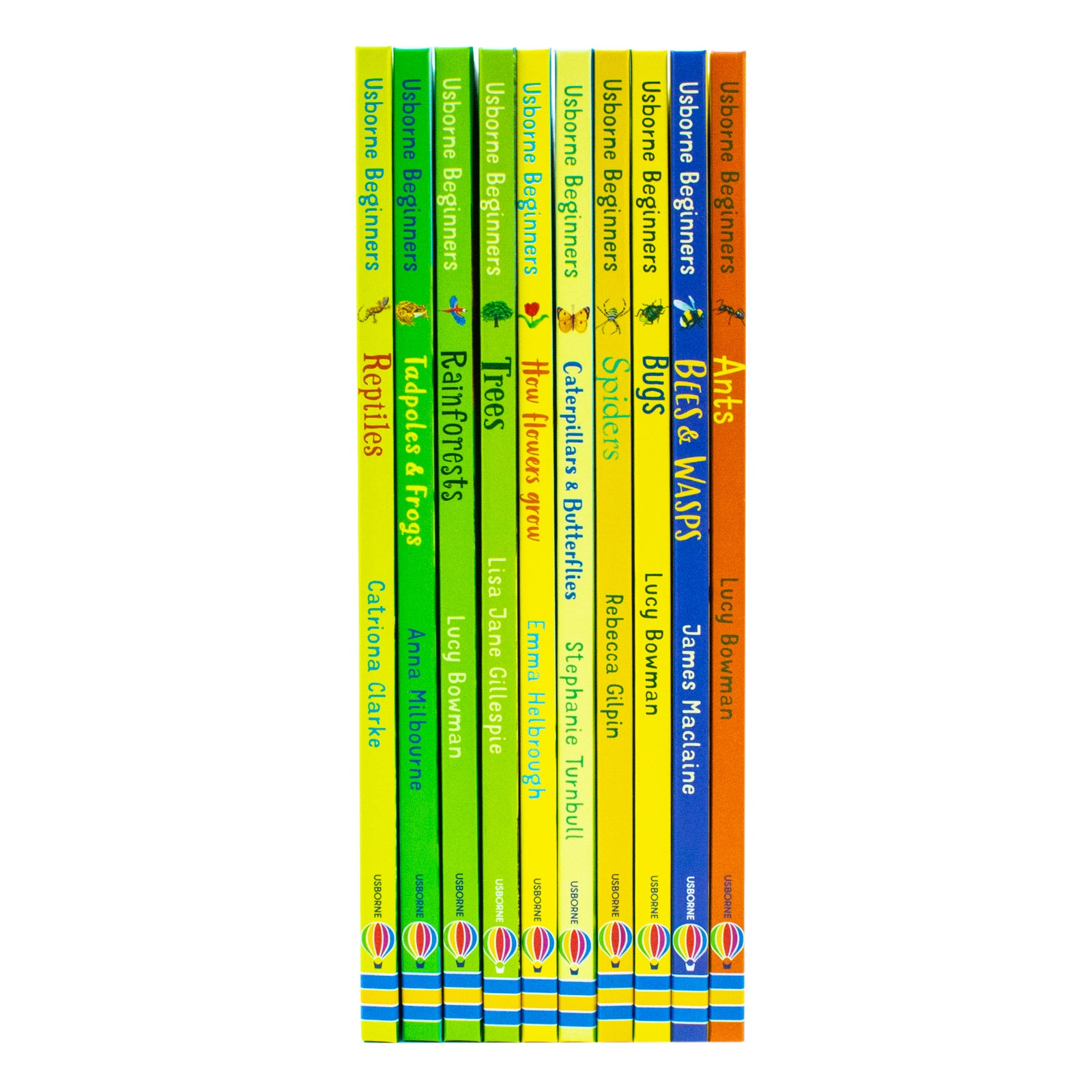 Usborne Beginners 10 Book Set Nature Non Fiction Hardcover — The