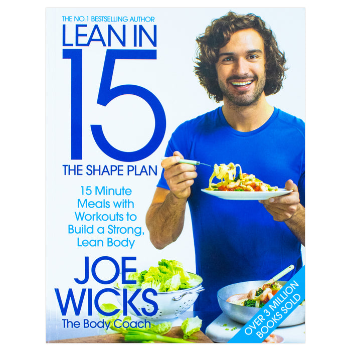 Lean in 15 - The Shape Plan 15 Minute Meals With Workouts By Joe Wicks Paperback NEW - The Book Bundle