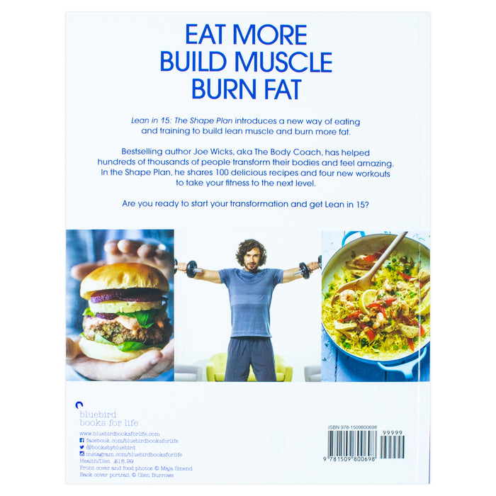 Lean in 15 - The Shape Plan 15 Minute Meals With Workouts By Joe Wicks Paperback NEW - The Book Bundle