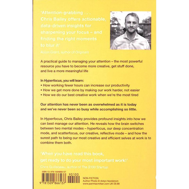 Hyperfocus: How to Work Less to Achieve More by Chris Bailey - The Book Bundle