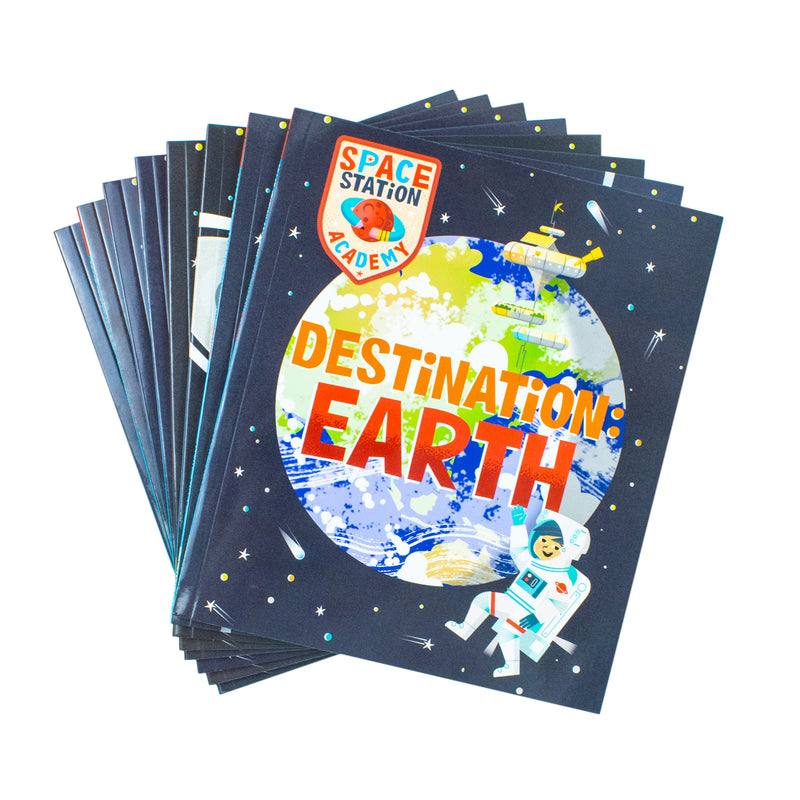 Space Station Academy Series Collection 8 Books Set By Sally Spray - The Book Bundle
