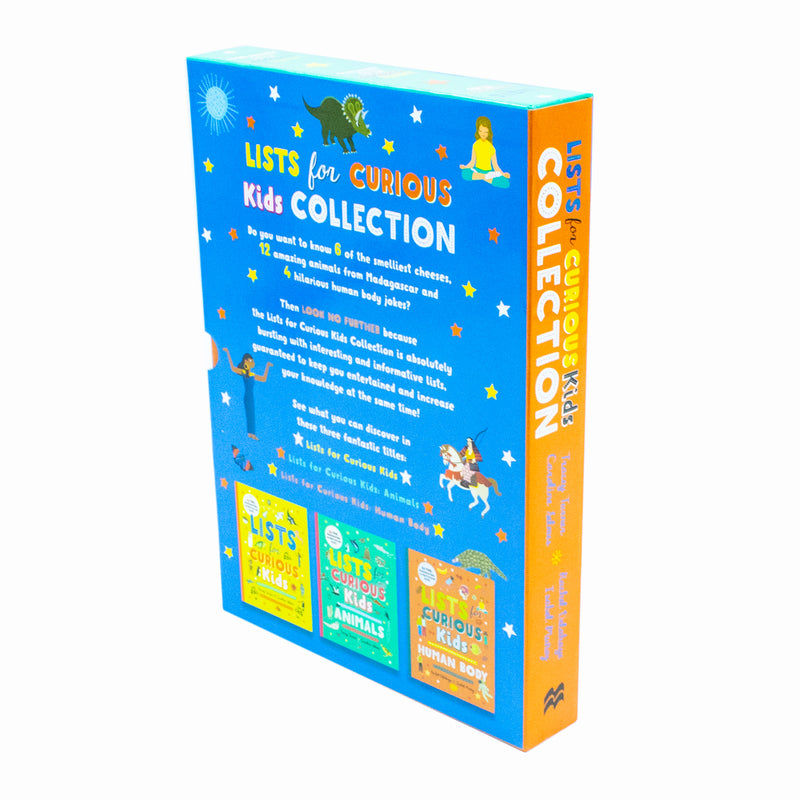 Lists for Curious Kids Collection 3 Books Box Set By Tracey Turner, Rachel Delahaye (Lists for Curious Kids, Human Body & Animals) - The Book Bundle